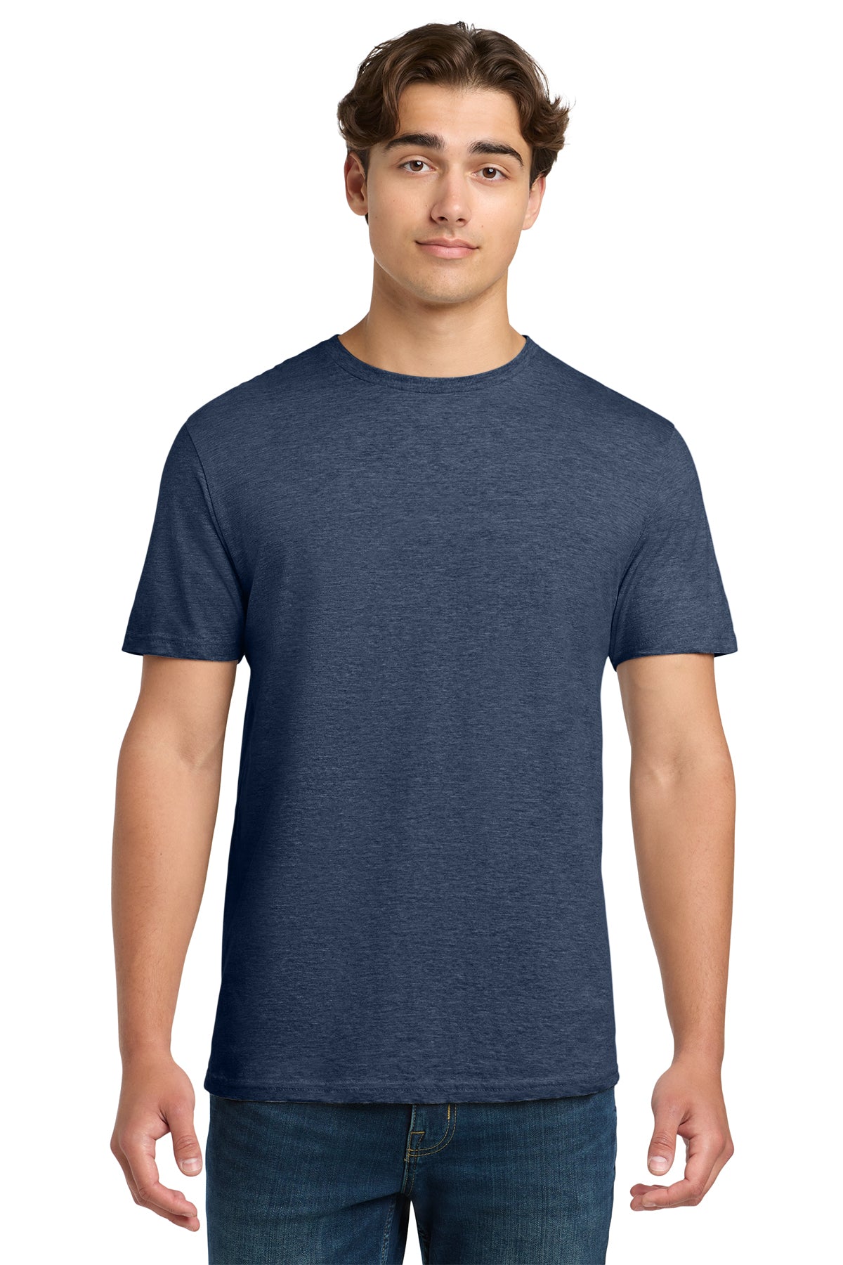 GILDAN SOFTSTYLE T-SHIRT - 64000 - HEATHER NAVY