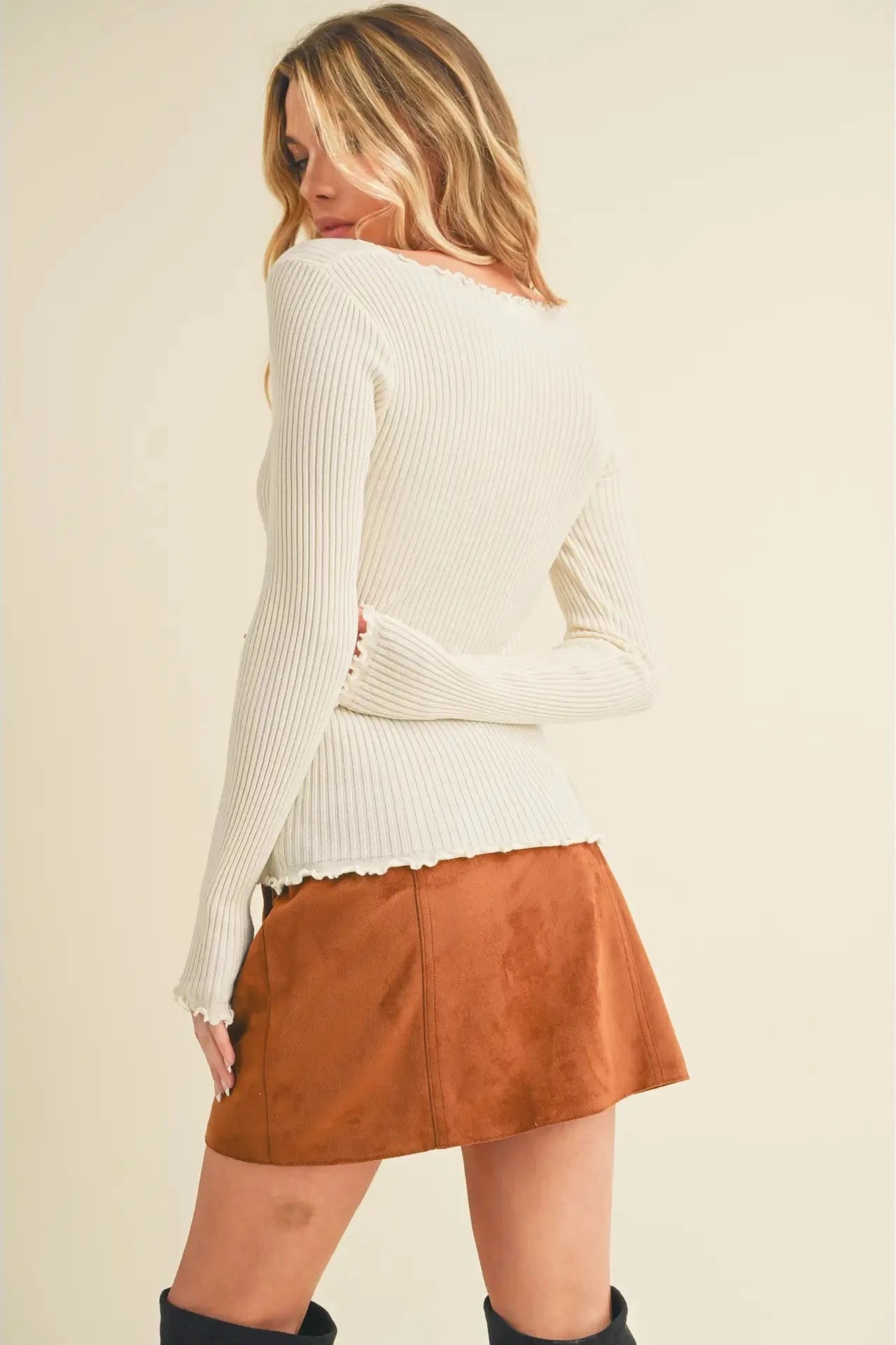 Adalie Knit Sweater - Oat